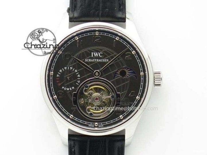 MIROTIME 1228 MoistureWicking Portuguese Real PR IW500704 ZF 1:1 Best Edition On Brown Leather Strap A52010 V 7311